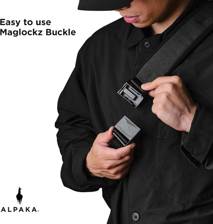ALPAKA Vertex Pouch - Mens Sling Bag, Fits iPad Mini, Electronics & Accessories, Removable Strap, Weatherproof Fabric