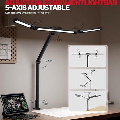 Honeywell Wide Desk Lamp with Clamp