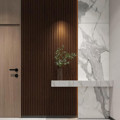 Art3d Fluted Wood Panel for Wall and Ceiling, Beaded Accent molding for Home