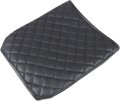 Center Console Cover Pad for Honda Pilot 2003 2004 2005 2006 2007 2008 Accessories Arm Rest Box Lid Cover Pad Armrest Seat Box Cover Car Armrest Pillow Cushion Mat Protector Leather (Black)