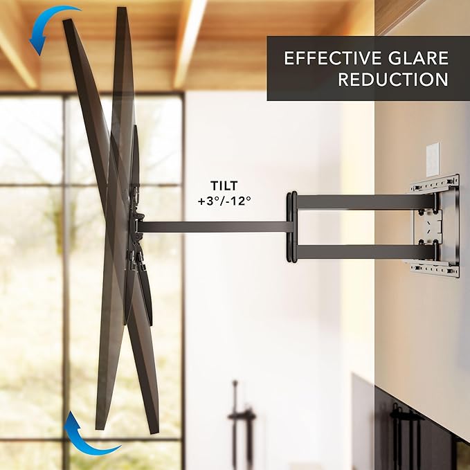 Mount-It! Long Arm Full Motion TV Wall Mount, Extra Long 42.5-Inch Extension