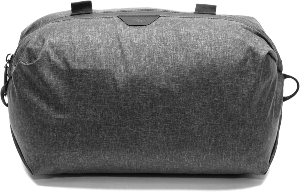 Peak Design Shoe Pouch, Charcoal, Ultralight Travel Organizer Bag for Shoes or Other Items, Weatherproof Shell, Packs into Itself, Fits 1–2 Pairs of Shoes, Works with Peak Design Travel Bags