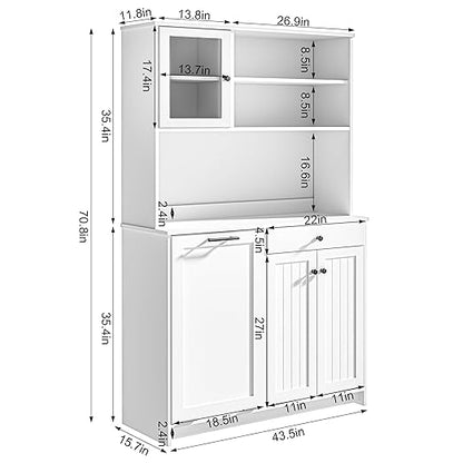 OLD CAPTAIN Tilt Out Trash Cabinet