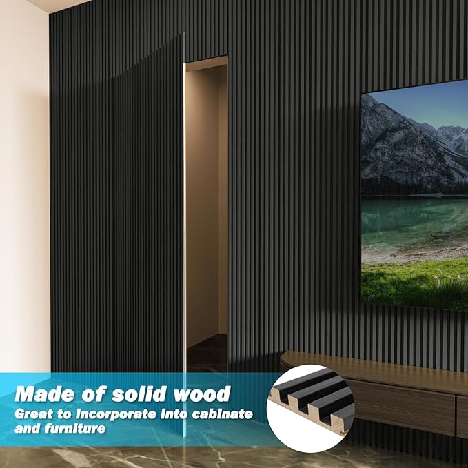 Art3d Slat Wood Wall Paneling for Interior and Ceiling Decoration