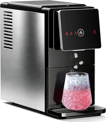 Antarctic Star Countertop Nugget Ice Maker, 33 Lbs/24H Automatic Ice Dispenser