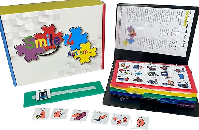 Visual Communication Book, 162 ASD Photo Picture Cards: Autism Language