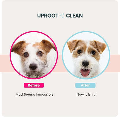 Uproot QuickClean Gloves Pro: 1 Month Supply - Extra-Thick Pet Glove Wipes for Dogs & Cats - Easy Wipe Paws, Eyes, Ears, Butt, & Body - Lick-Safe - Cleaning, Deodorizing & Grooming (6 Pack)