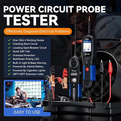 VDIAGTOOL V200 Pro Automotive Power Circuit Probe Tester Breaker Finder Tool