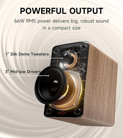 Edifier M60 Multimedia Speaker Bluetooth 5.3, 66W RMS, Hi-Res Audio & Hi-Res