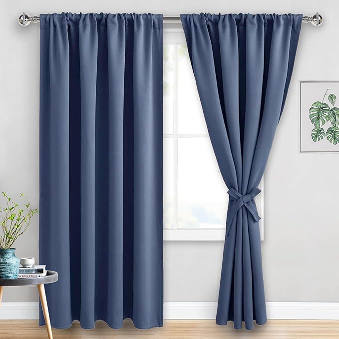 JIUZHEN Blackout Curtains for Bedroom