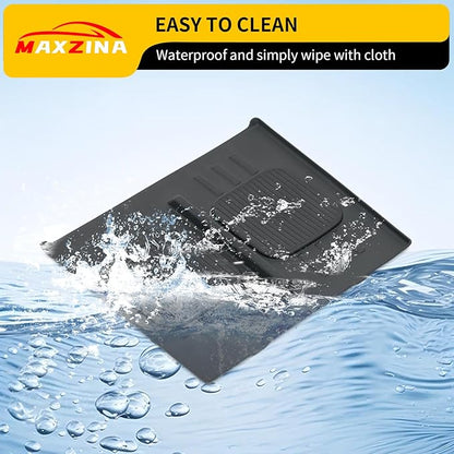 Center Console Mat Compatible with 2024-2025 Hyundai Santa Fe Interior Wireless Charging Mat Center Console Anti-Slip Protector Pad Silicone for 2024 Santa Fe Accessories
