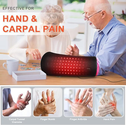 Red Light Therapy for Hands & Wrist, 2026 Upgrade 4 Therapy Modes, 5-Level