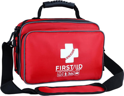 505 Piece Large First Aid Kit - Comprehensive Medical Kit for Home, Car, Travel, Camping, Business, School & Outdoor