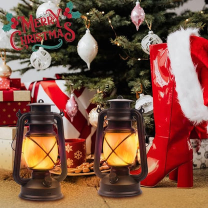 Lantern LED Battery Powered Camping Lamp Outdoor Hanging Rechargeable Lantern