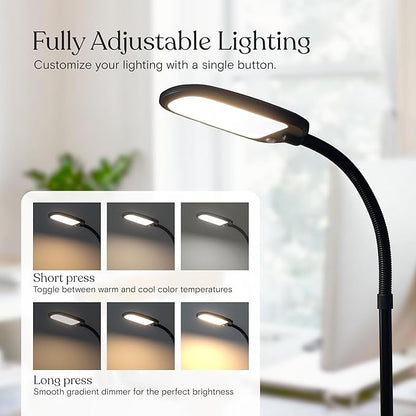 Brightech Litespan Slim LED Floor Reading Lamp