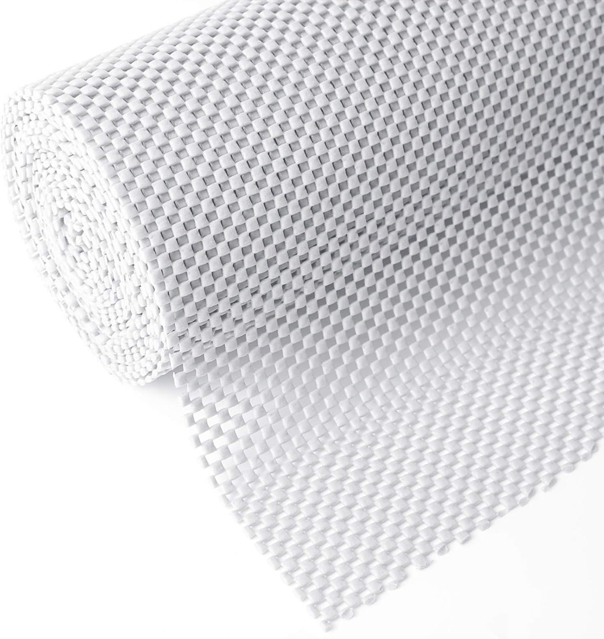 Shelf Cupboard Liner, Cabinet Drawer Liners Non Adhesive 12 Inches x 20 Feet for Kitchen Cabinets, Strong Grip Durable Non Slip for Storage Desks Kitchenware Tableware, Easy to Install, White