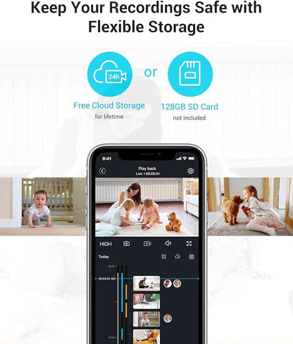 blurams 5G Indoor Cameras for Home Security, 2K Pet Camera