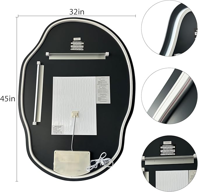 Backlit LED Bathroom Vanity Mirror