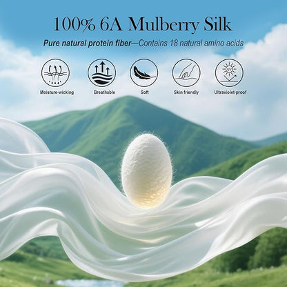 SilkDream 100% Mulberry Silk Sleep Mask Eye Mask for Sleeping 22 Momme Nature 6A Real Silk Gifts for Women&Men WineRed