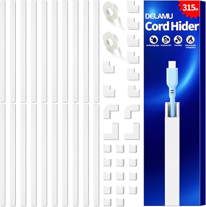 Delamu Cable Hider, 315in Cord Hider Cord Covers