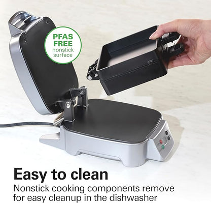 Hamilton Beach Sandwich Stacker Customizable Hot Sandwich Maker, 24 Sq. In.