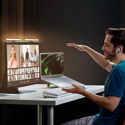 Video Conference Lighting, Monitor Light Bar, Eye-Caring Computer Light