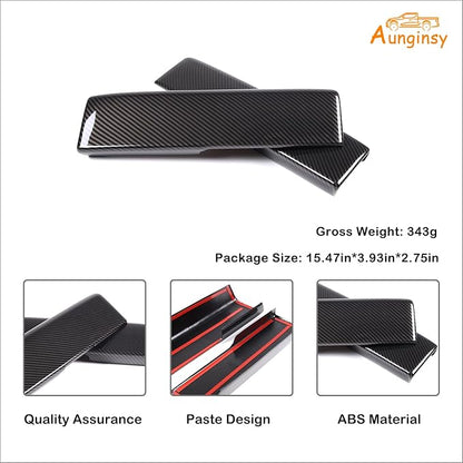 Car Center Console Armrest Protector Cover Compatible with Toyota Tundra 2022+ & Sequoia 2023+, Central Armrest Seat Storage Box Cover Cushion Lid Protector Pad Waterproof Anti-Scratch ABS Accessories