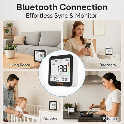 Temtop M10+ Indoor Air Quality Monitor, CO2 Monitor