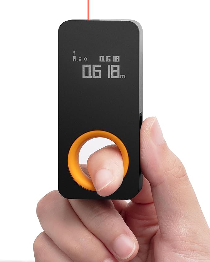 HOTO Laser Measuring Tool, Pocket-Size 98Ft Digital Laser Tape Measure ±2mm