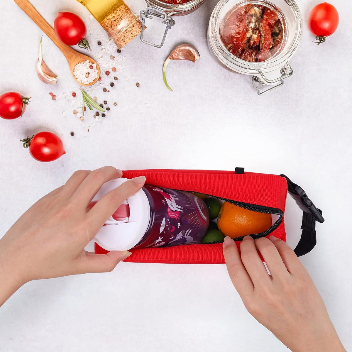 Small Cooler Bag Freezable Lunch Bag for Work School Travel,Small Lunch Bag,Small Insulated Bag For Kids/Adults,Freezer Lunch Bags,Freezable Snack Bag,Mini Lunch Bag Fit For Yogurt,Suit for 3+.