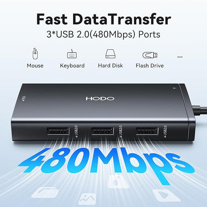 USB C Docking Station Dual Monitor Adapter