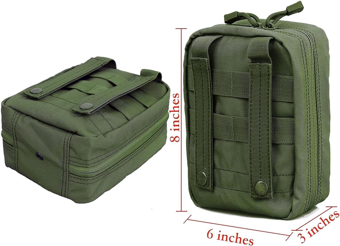 Carlebben EMT Pouch MOLLE Ifak Pouch Tactical MOLLE Medical First Aid Kit Utilit Camouflage