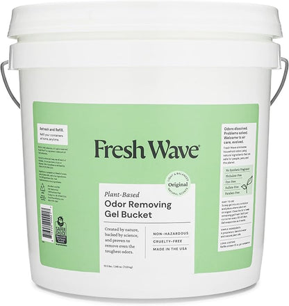 Fresh Wave Odor Removing Gel Bucket, 15.5 lb., Original Scent Refill