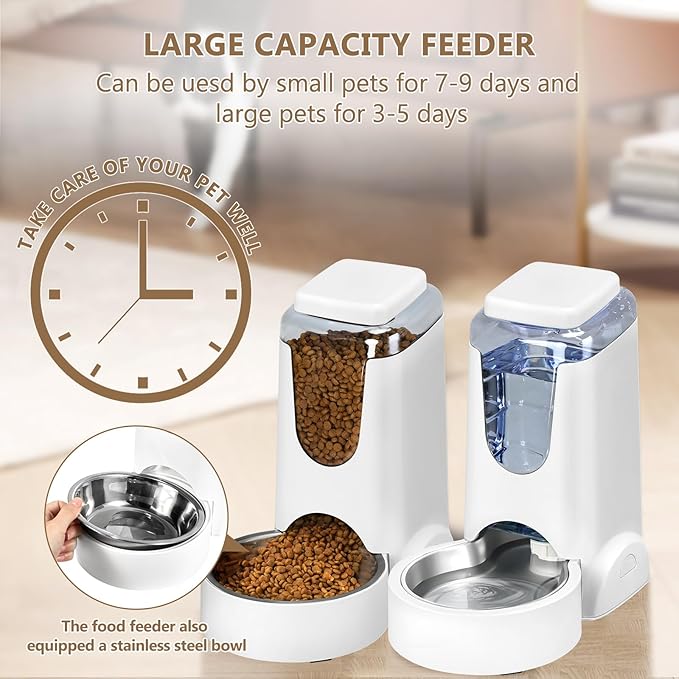 Automatic Cat Feeder and Water Dispenser