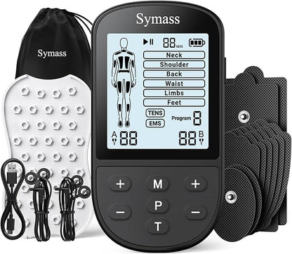 TENS Unit Muscle Stimulator, EMS Massager Machine, Dual Channel Electronic