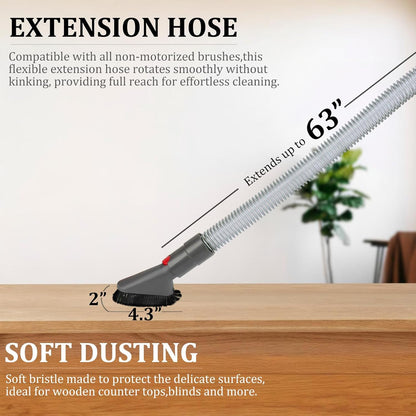 Attachment Kit for Dyson Gen5 V15 V15s V12 V11 V10 V9 V7 V8 Detect Cyclone Torque Drive Absolute Animal Cordless Vacuum Cleaner,Home and Car Cleaning Brush Acccessories