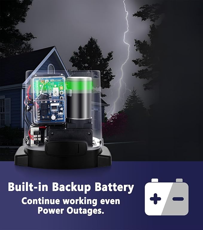 Blütezeit 1400lb Sliding Gate Opener, Solar Power | WiFi Control | Built-in