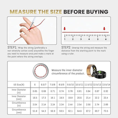 Smart Ring For Women Men, Health Tracker