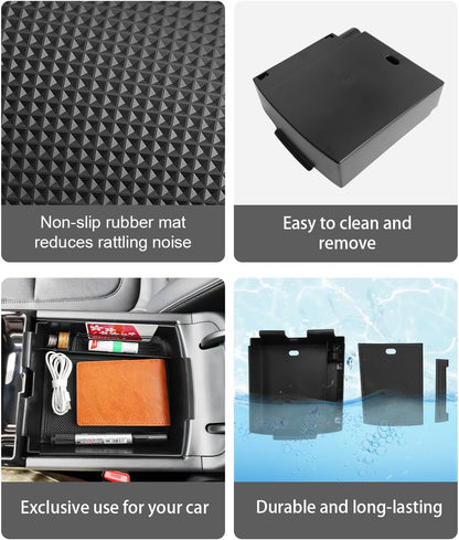 CDEFG for 2025 2026 Hyundai Tucson Limited Center Console Organizer, for 2025 2026 Hyundai Tucson Accessories Middle Console Storage Box(Electronic Transmission of AT ONLY)
