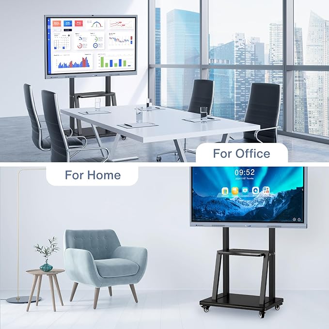 Smart Board Stand for 60-100 Inch Interactive Whiteboard, Mobile Stand