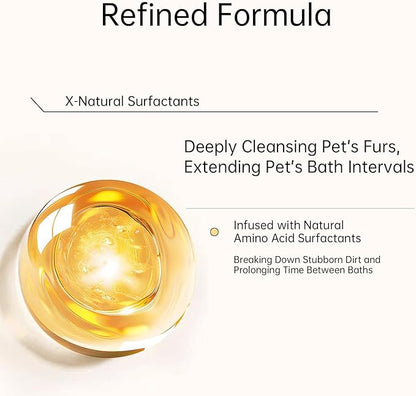 FURVELLO Nourishing Pet Glove Wipes for Dogs & Cats, 4-in-1 Grooming Wipes (Cleaning, Combing, Massaging, Caring), 7 Plant Extracts, Eco-Friendly & Natural, 18PCS (Dog Wipes Cleaning Deodorizing)