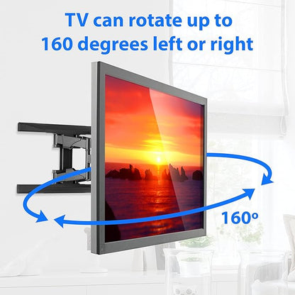 Mount Factory Heavy-Duty Full Motion TV Wall Mount