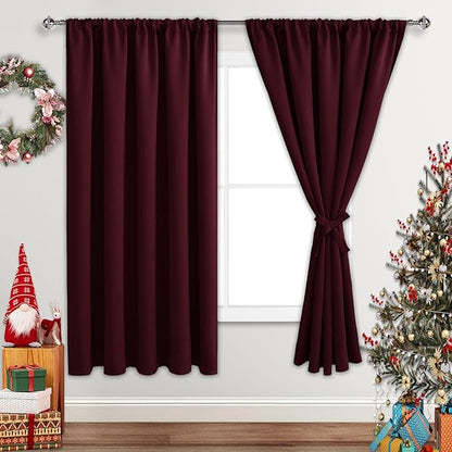JIUZHEN Blackout Curtains for Bedroom