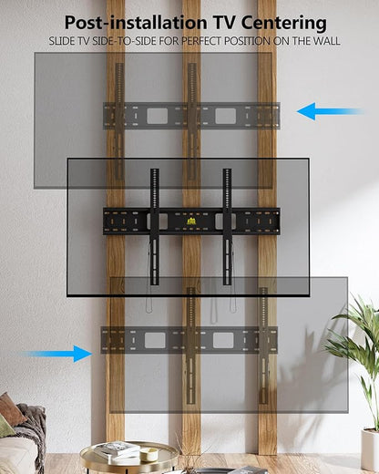 FORGING MOUNT Heavy Duty Fixed TV Wall Mount Holds up to 275Lbs