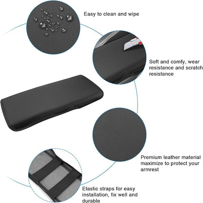 SXCY for 2025 Toyota Camry Armrest Cover for Toyota Camry 2025 Accessories 2025 Camry Center Console Cover 2024 Camry Middle Console Cover (25 Camry Armrest Cover(Black Line))