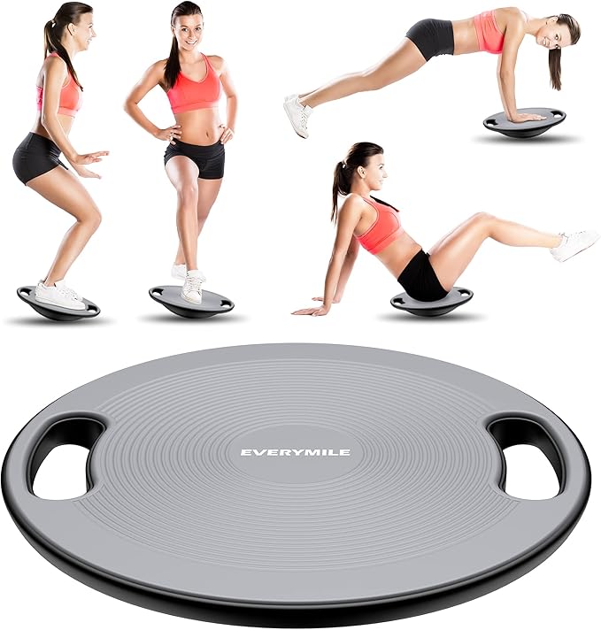 EVERYMILE Wobble Balance Board, Exercise Balance Stability Trainer Portable