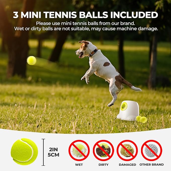 ALL FOR PAWS Original Dog Automatic Ball Launcher for Small and Medium Dogs