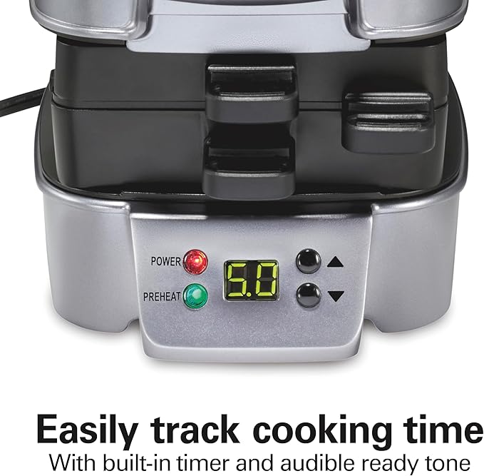 Hamilton Beach Sandwich Stacker Customizable Hot Sandwich Maker, 24 Sq. In.