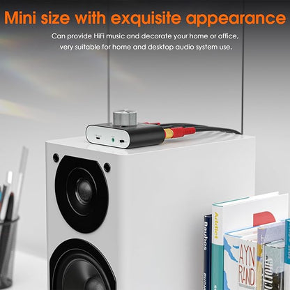 Nobsound Mini Bluetooth 5.0 Power Amplifier, Stereo Hi-Fi Digital Amp 2.0