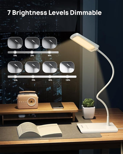 TROND Desk Lamp, Bright Dimmable Eye-Caring Table Lamp, 3 Color Modes 7